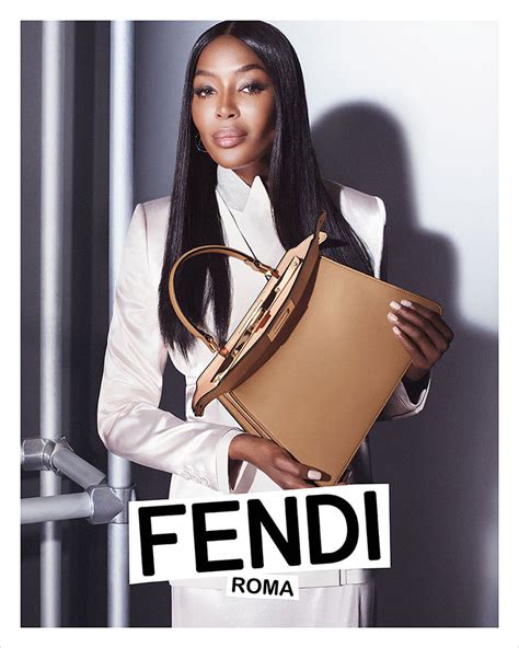 Naomi Campbell is the Face of Fendi Peekaboo Bag Collection